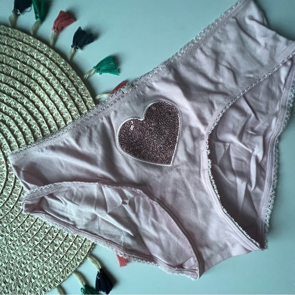 Victoria's Secret Stretch Cotton Hiphugger Panty Babydoll Pink Medium NEW - Picture 6 of 7